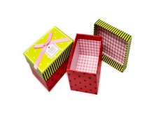 Caja de Regalo Forrada 6.5cm x 9cm x 6cm. x unidad