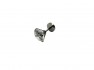 Piercing acero quirúrgico con strass grande x 12u