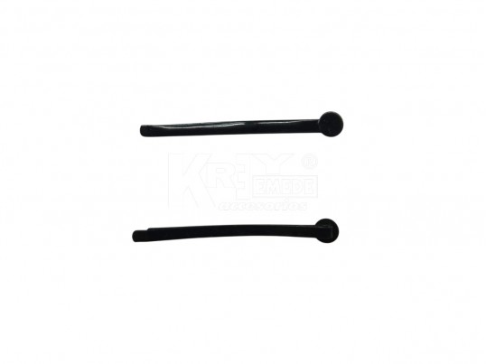 Horquilla 6.2cm x 7mm. con base redonda para aplique