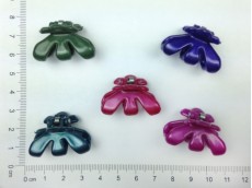 Broche flor irregular paq. x 12