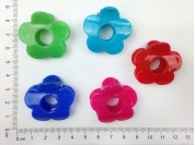 Broche mediano flor paq. x 12