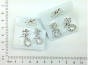 Aro clip con gota de strass