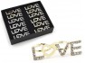 Anilllo doble love con strass en caja