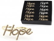 Anilllo doble hope strass en caja