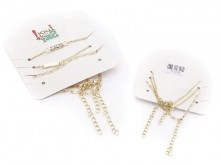 Set pulseras chapa strass