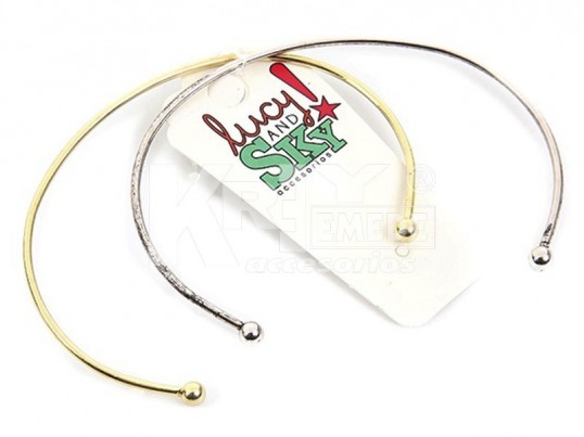 Pulsera rigida abierta x2