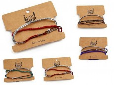 Set pulseras hilo x3u