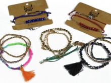 Pulseras surtidas trío x 60 sets