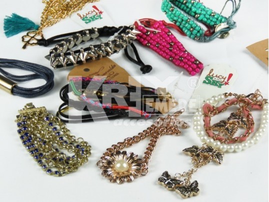 Pulseras surtidas x 60 u.