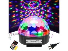 Bola led rgb audioritmica y reproductora de MP3 c/control remoto