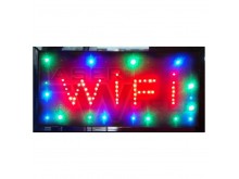 Cartel led WIFI con moviemiento