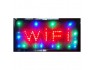 Cartel led WIFI con moviemiento