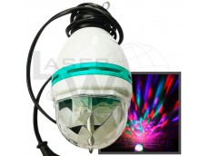 Lampara LED RGB giratoria para colgar, con cable de 1.8m