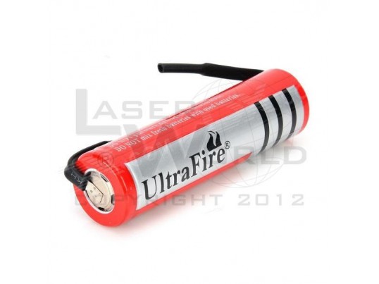 Pila 18650 3.7V 800mah recargable para soldar (18 x 65mm)